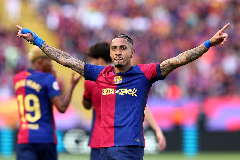 Tampil Ciamik Musim Ini, Raphinha Diganjar Perpanjangan Kontrak Oleh Barca